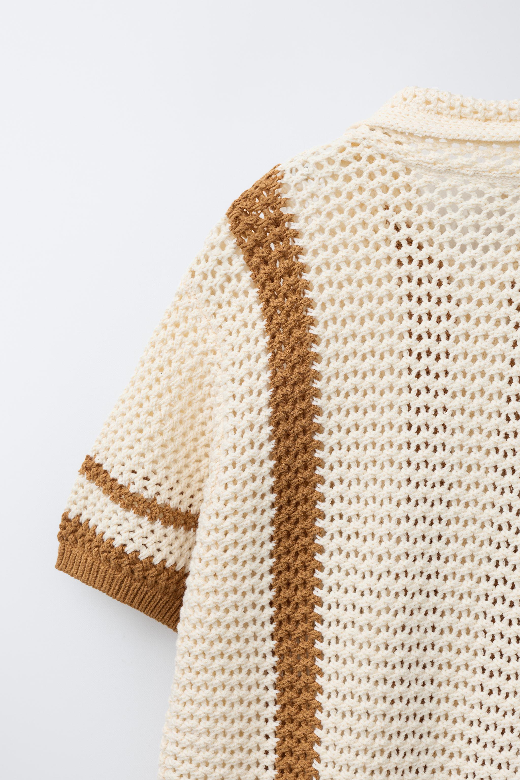 CHEMISE EN MAILLE CROCHET